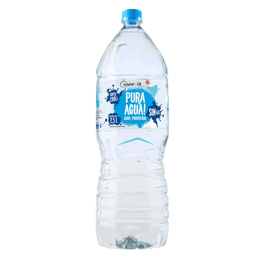 Agua sin Gas CIELO Botella 2.5L