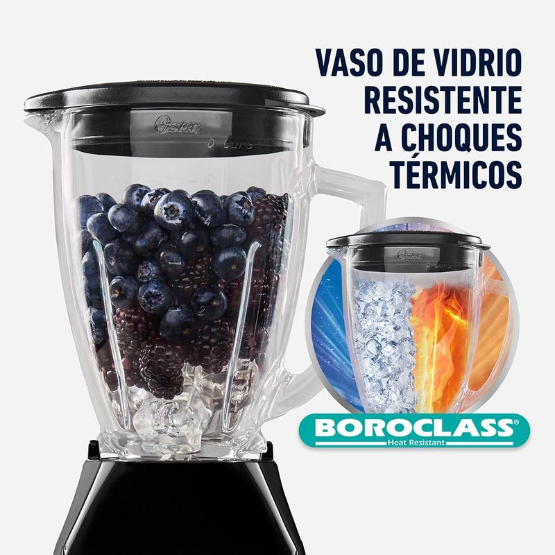 Licuadora Vaso de Vidrio 1.25L 500W Imaco