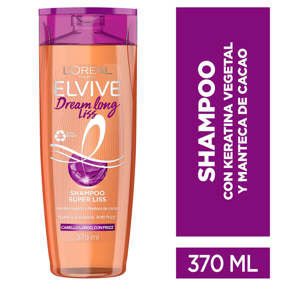 Elvive Shampoo Súper Liss Dream Long Liss Frasco 370 ml