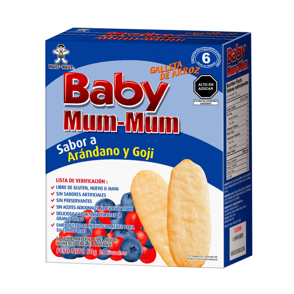 Comprar Galleta Arroz Toddler Baby Mum Mum Fresa - 60gr