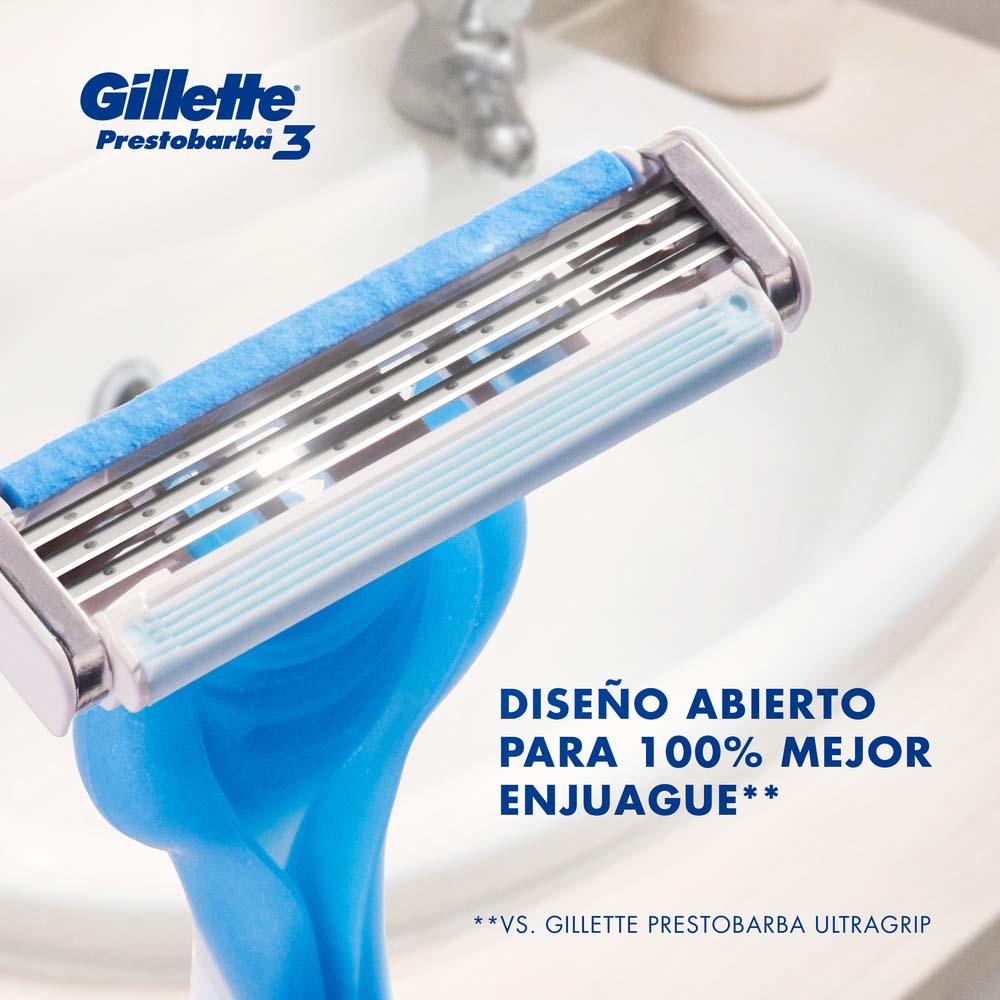 Comprar Afeitadora Desechable para el Cuerpo Prestobarba3 Body, 4 Unidades