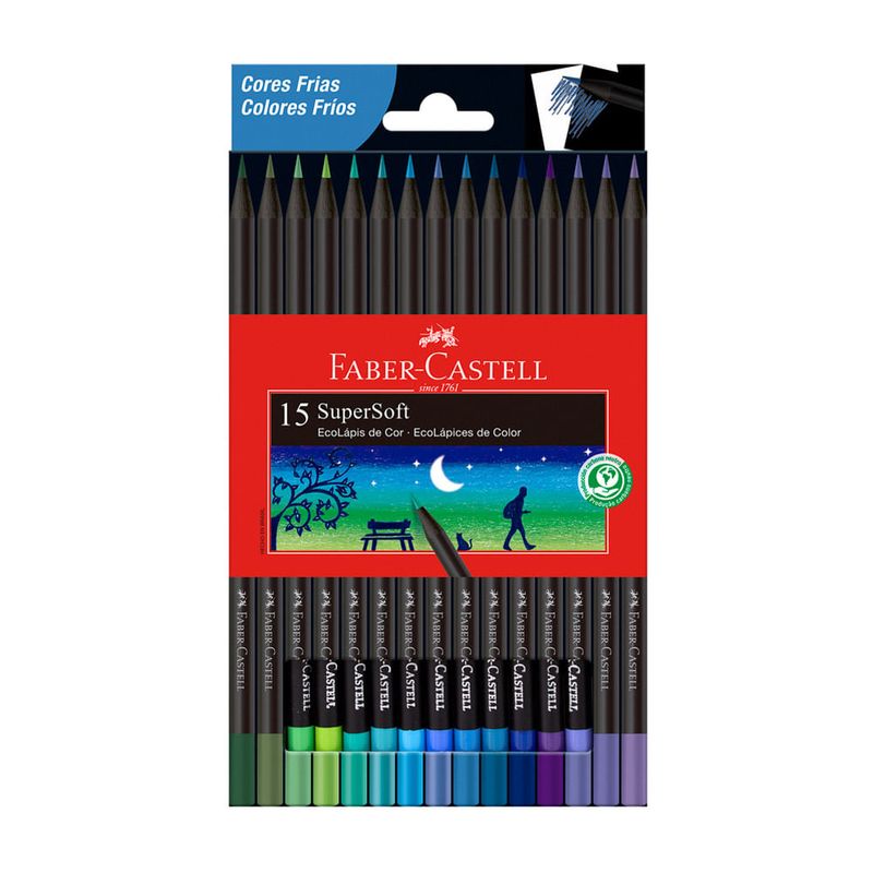 Crayon couleur Faber-Castell, EcoPencil Supersoft, Maroc