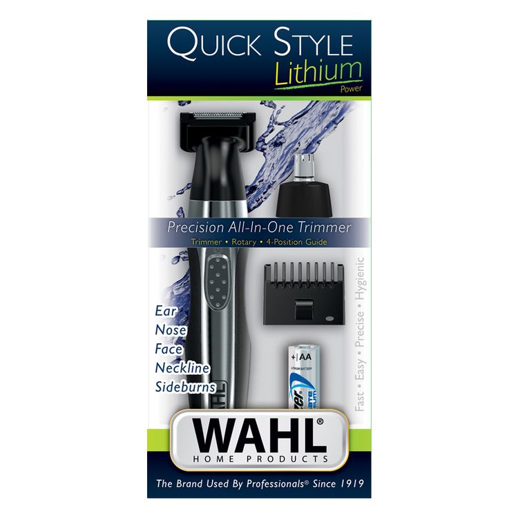 Wahl Recortador para Vello de Cara Nariz y Orejas QuickStyle Metro.pe