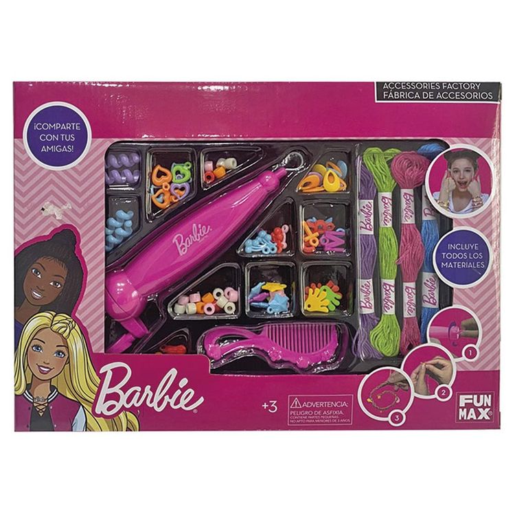 Set de Peinado Barbie Fábrica de Accesorios 