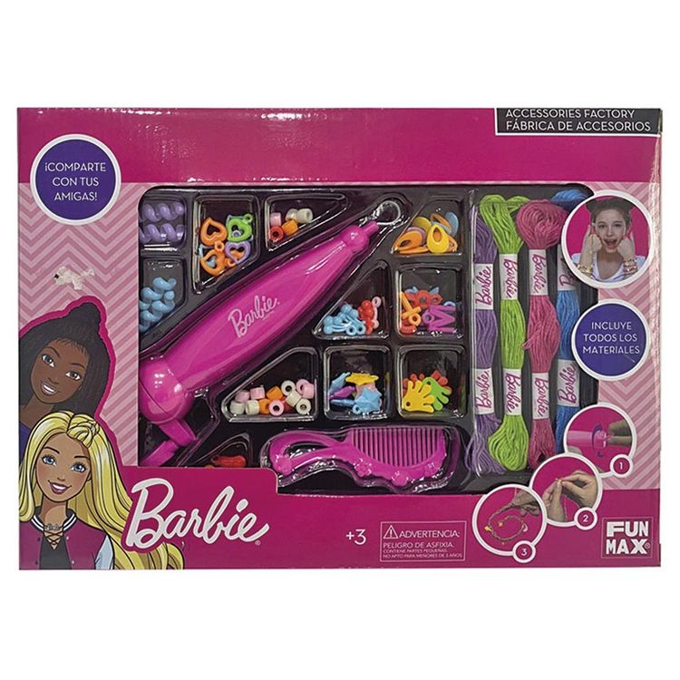 Set de Peinado de Barbie Fábrica de Accesorios BARBIE