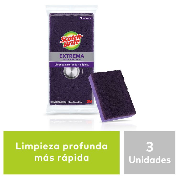 Esponja Limpieza Pesada Anatómica Scotch-Brite® 3 unidades