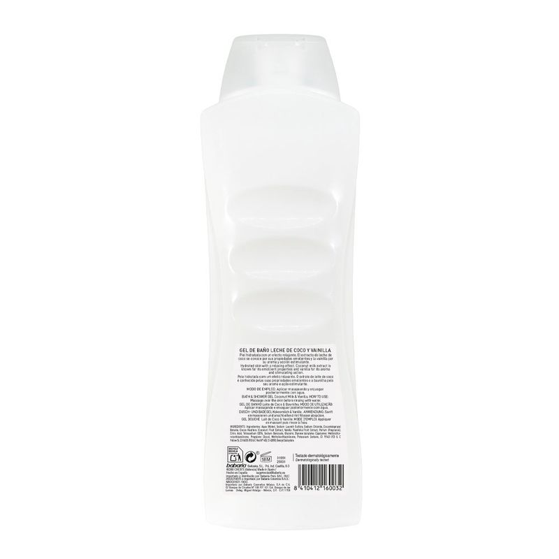 DOVE - GEL DE DUCHA - LECHE DE COCO - 250 ML