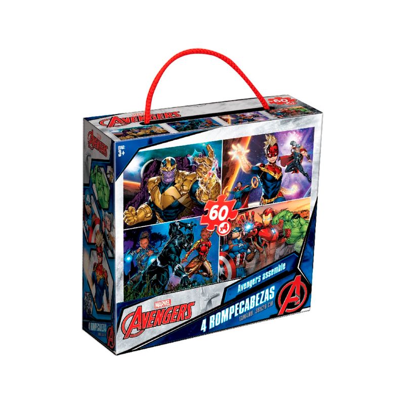 Rompecabezas-4-en-1-Avengers-Disney-2-241659