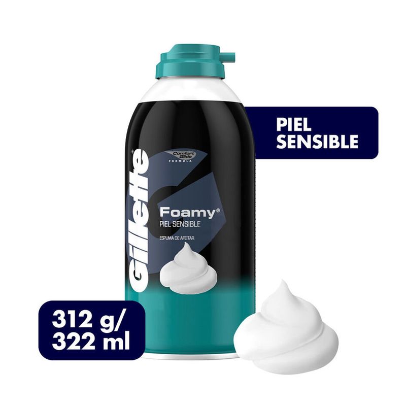 Espuma afeitar Prestobarba Sensitive Piel Sensible 150 g