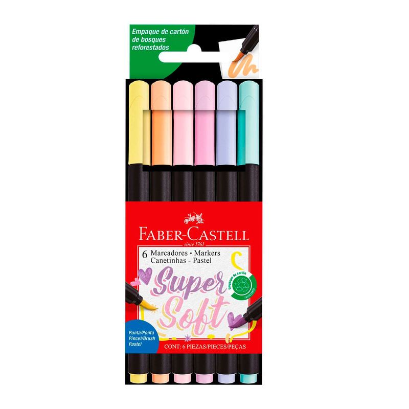 Marcadores-Supersoft-Faber-Castell-Pastel-6un-1-244037