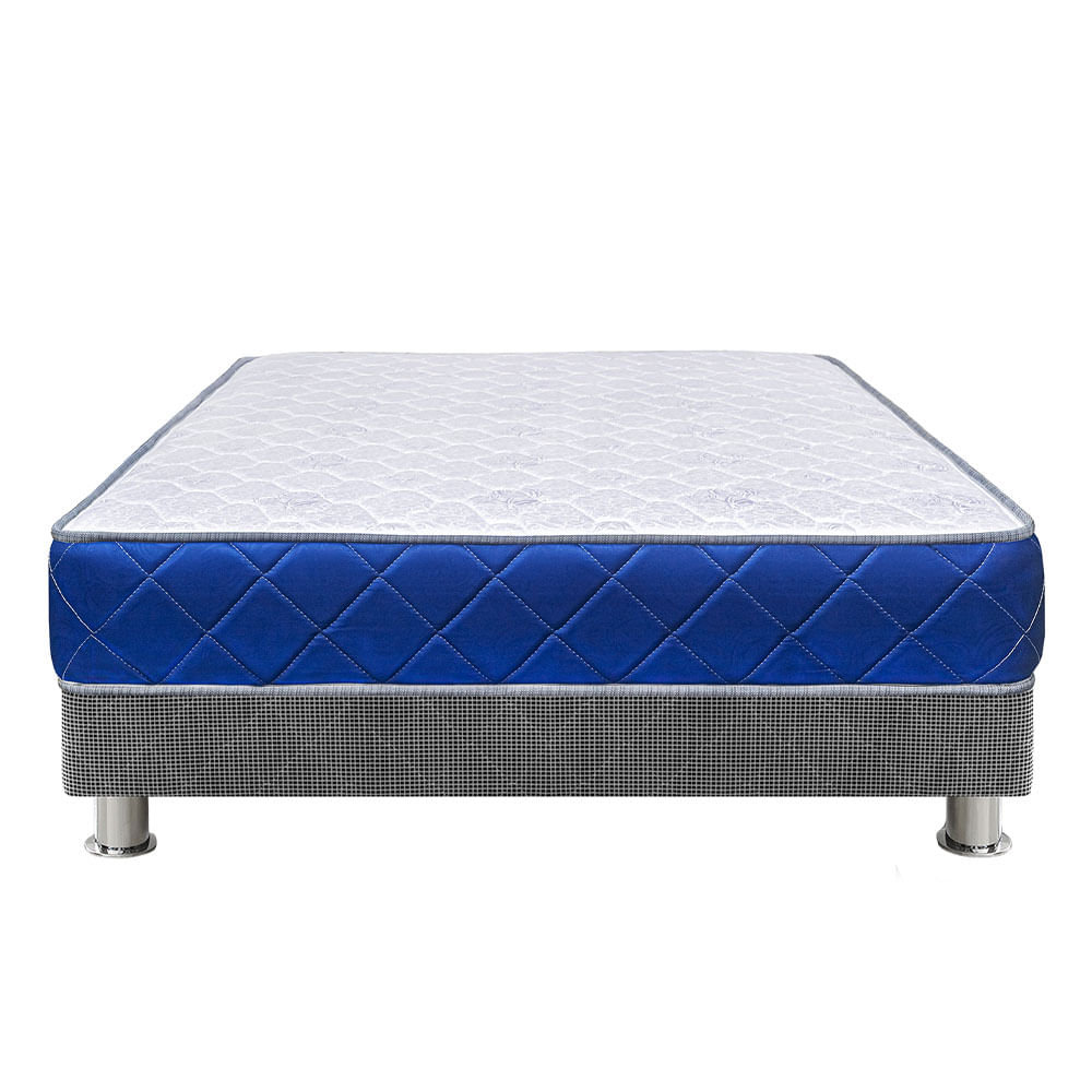 Cama Forli Americana Acqua Azul + Almohada 1.5 Plazas