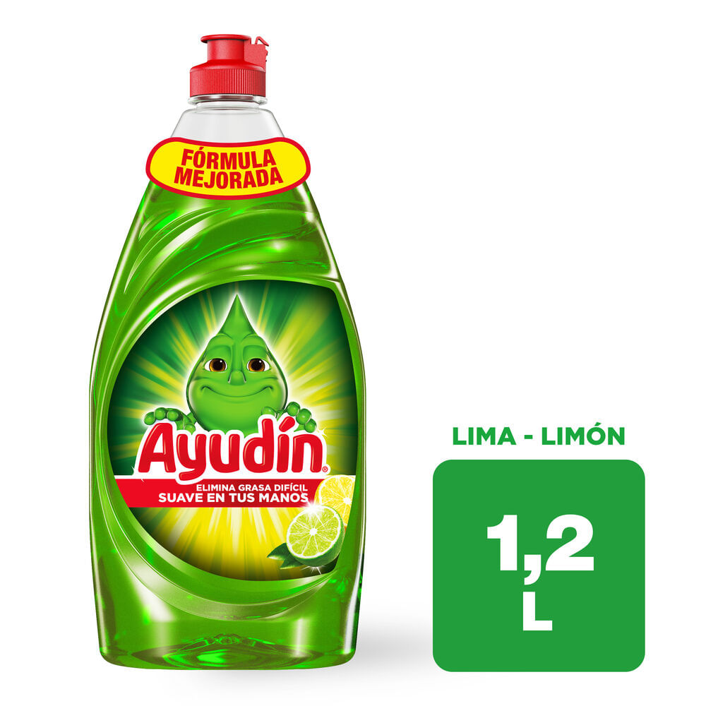 Lavavajilla Líquido Home Care Limón Frasco 1.2 Lt 