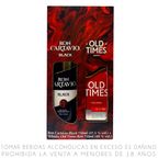 Ron Cartavio Black Botella 750ml + Whisky Old Times Botella 750ml