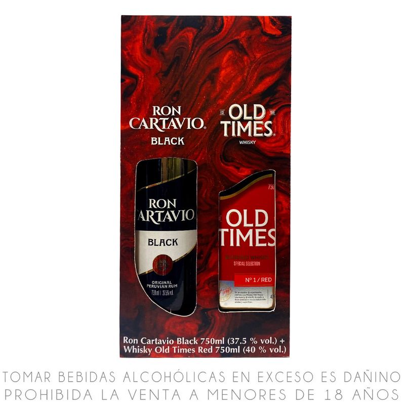 PACK-CARTAVIO-BLACK-WHISKY-OLD-TIMES750-1-246909