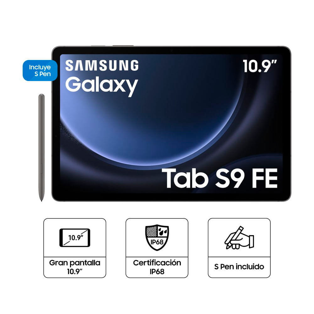 Smartphone Galaxy Tab S9 FE 6 + 128GB Grafito