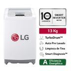 Lavadora Carga Superior LG WT13WPBK 13kg Smart Motion Blanco