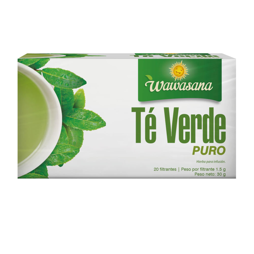 Té Verde Puro Wawasana 20un Metro.pe