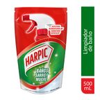 Limpiador de Baño Harpic Baños Sarro y Mugre 500ml