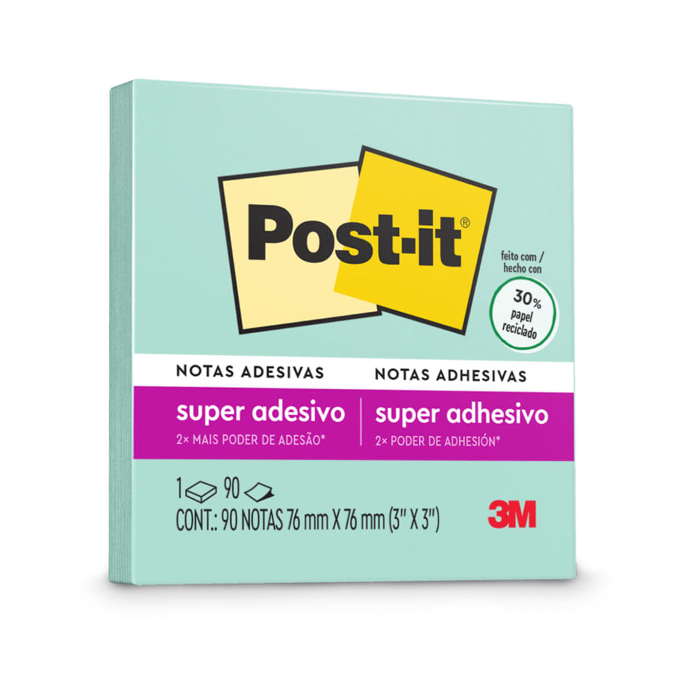 Notas Post-It Menta Fresca 90h