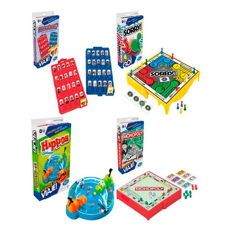 Hasbro MONOPOLY Grab And Go - Gioco Da Tavolo Portatile, Versione Compatta Per 2-4 Giocatori, Idea Regalo Per Bambini 8+ Anni, Viaggi E Feste - 4