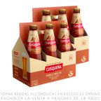 Pack x2 Sixpack Cerveza Cusqueña Doble Malta Botella 310ml