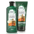 Pack Herbal Essences 6X Aloe & Mango: Shampoo 400ml + Acondicionador 250ml