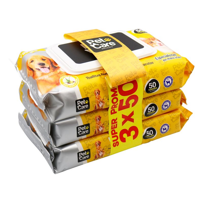 Tripack-Toallitas-H-medas-para-Mascotas-Pet-Care-Vainilla-50un-1-236538