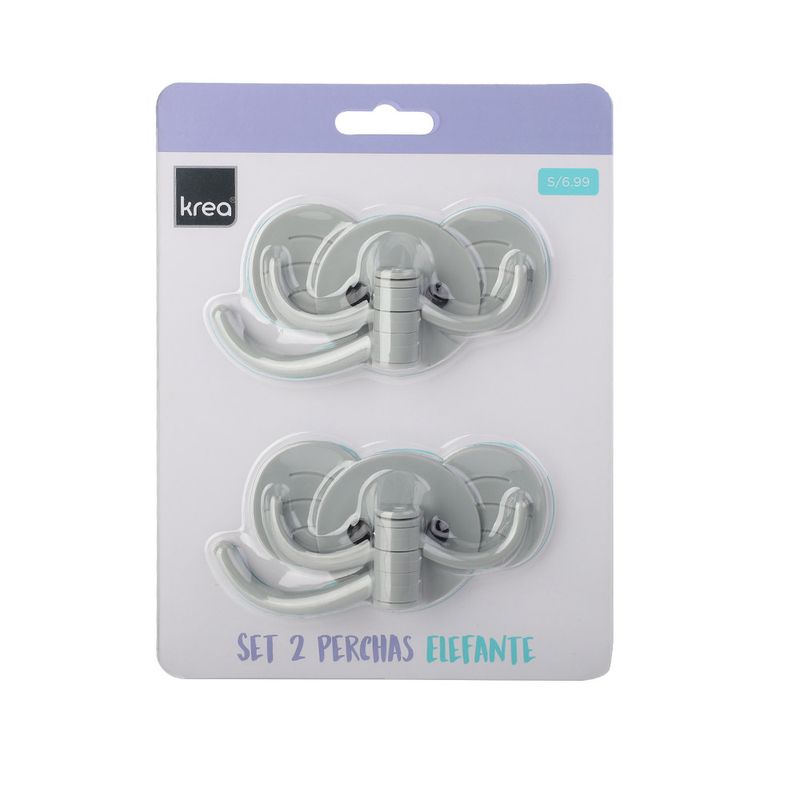 Twopack-Perchas-Krea-Pl-stico-Elefante-2-Ganchos-PERCHA-PLASTICA-ELEFANTE-3-GANCHOS-2-259346