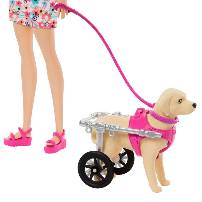 Barbie paseo de cachorros online