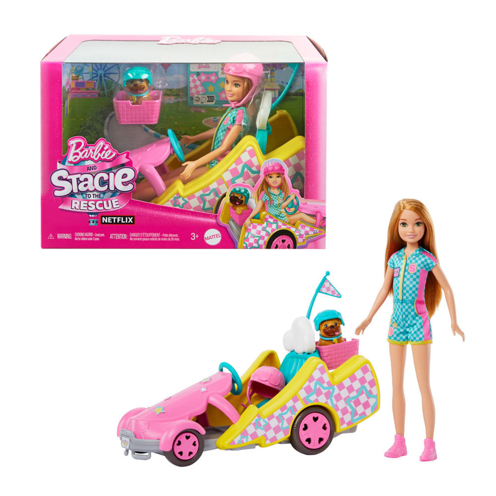 Barbie Stacie al Rescate Go-Kart