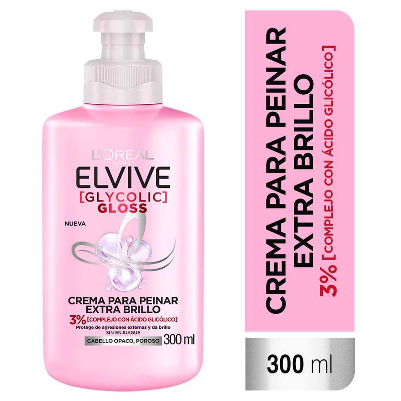 Crema-para-Peinar-Elvive-Glycolic-Gloss-300ml-1-263536