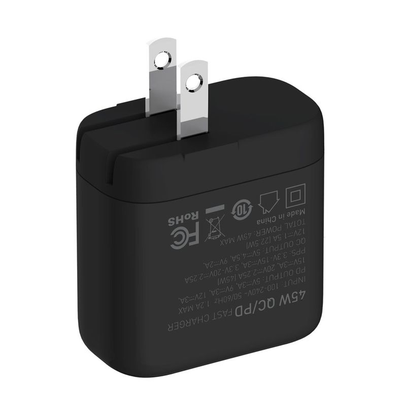 Cargador-Kuzler-Pared-45-W-Negro-Ultra-R-pida-3-264084