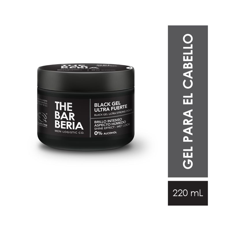 Gel-para-Cabello-The-Barberia-Black-Ultra-Fuerte-220ml-1-265363