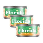 Tripack Filete de Atún en Aceite Florida 140g