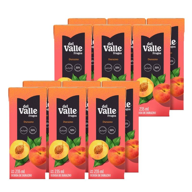 Pack-x2-Sixpack-Bebida-de-Durazno-Frugos-del-Valle-Caja-235ml-1-279443