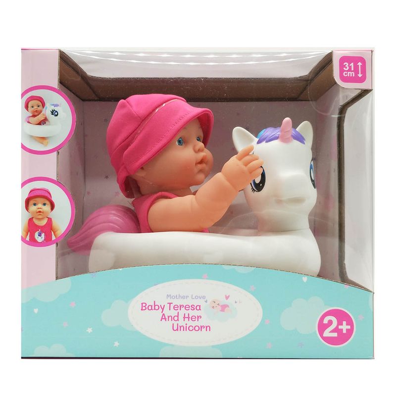 Mu-eca-Mother-Love-31cm-Surtido-Flotador-unicornio-1-255146