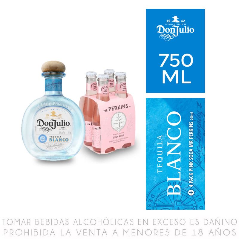 Tequila-Don-Julio-Blanco-Botella-750ml-Fourpack-Mr-Perkins-Pink-Soda-Botella-200ml-1-265033