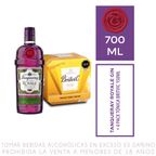 Gin Tanqueray Dark Berry Royale Botella 700ml + Fourpack Agua Tónica Britvic Lata 150ml