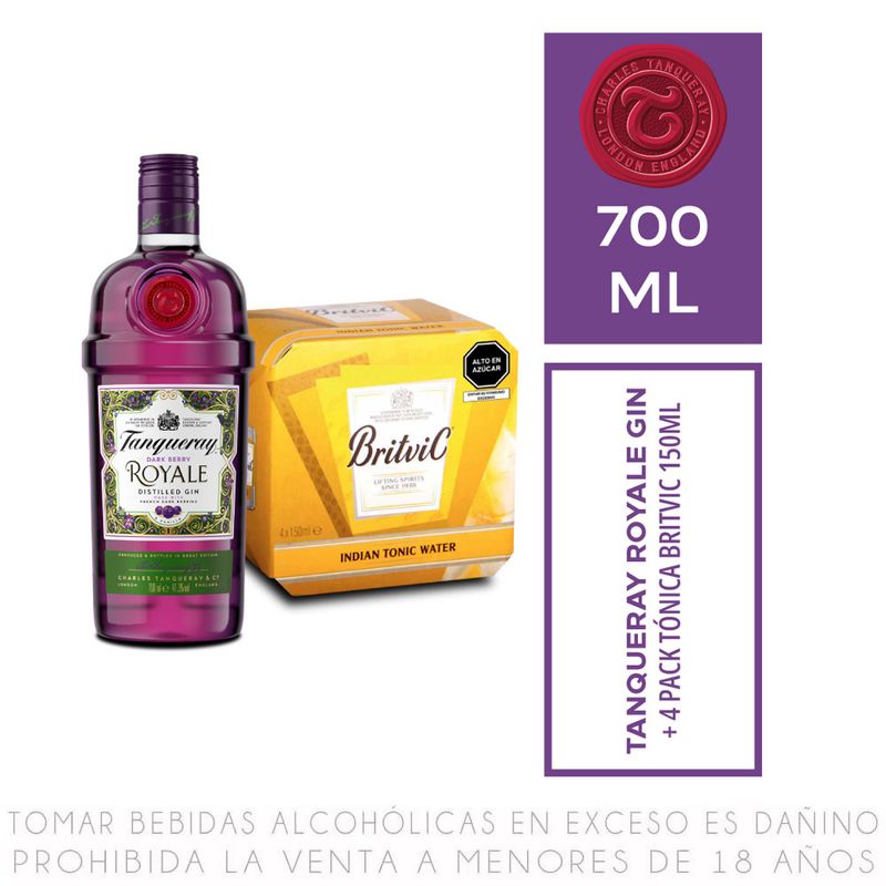 Gin-Tanqueray-Dark-Berry-Royale-Botella-700ml-Fourpack-Agua-T-nica-Britvic-Lata-150ml-1-248552