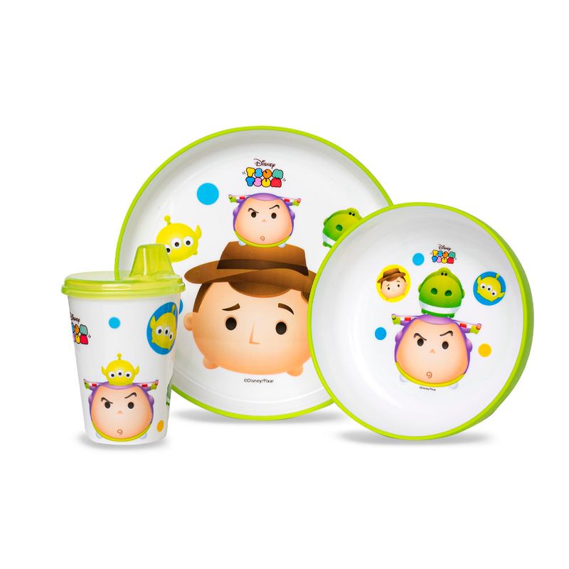 Set-Vajilla-y-Vaso-Tsum-Tsum-Verde-3-Piezas-2-281047