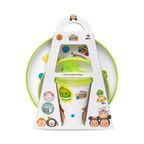Set Vajilla y Vaso Tsum Tsum Verde 3 Piezas