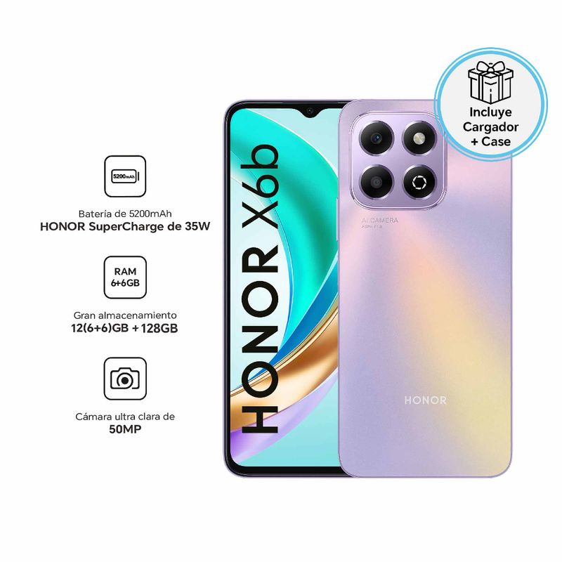 Smartphone-Honor-X6B-4Gb-128Gb-Starry-Purple-1-281713