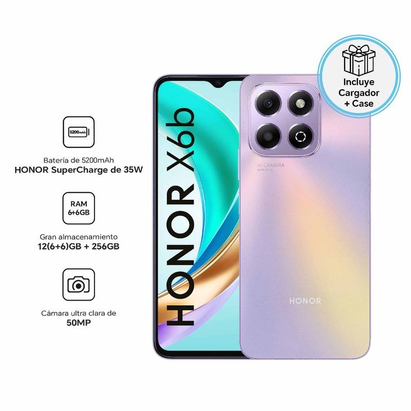 Smartphone-Honor-X6B-6Gb-256Gb-Starry-Purple-1-267310