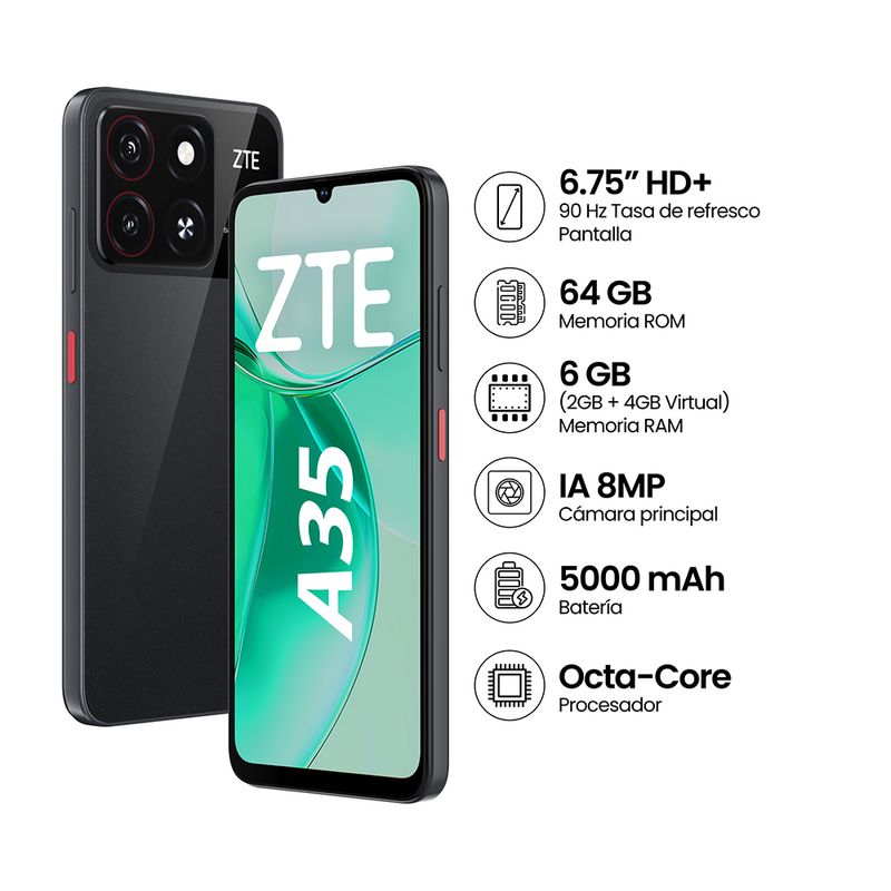 Smartphone-Zte-A35-64Gb-2Gb-Black-1-284110