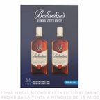 Twopack Whisky Ballantine's Finest Botella 700ml