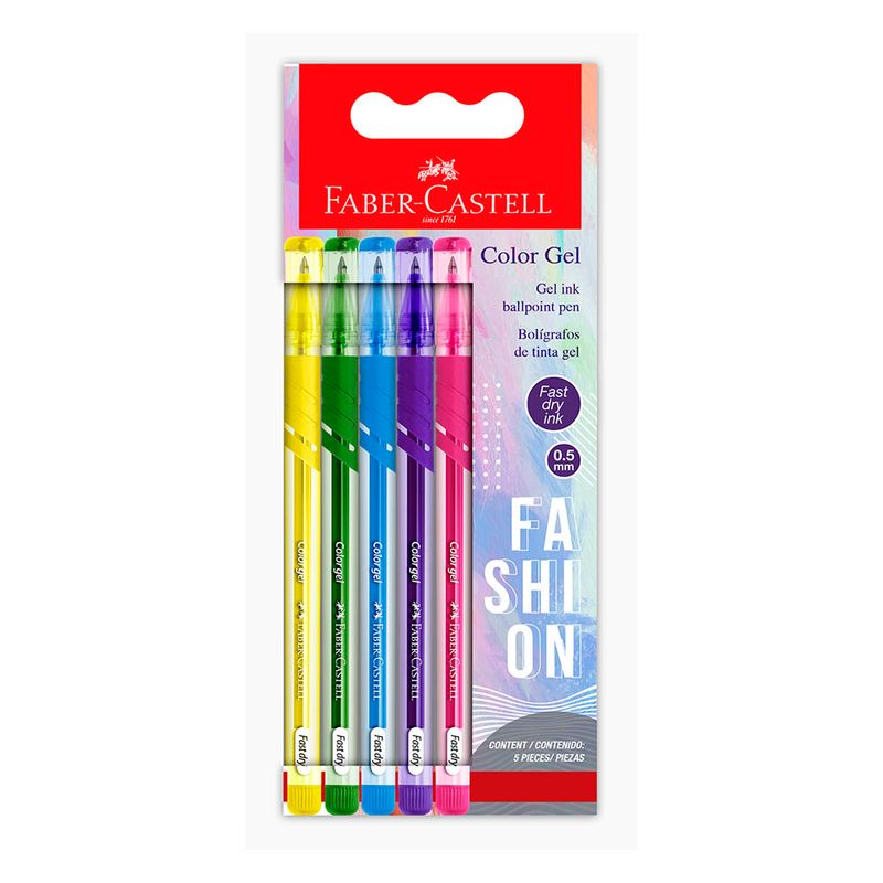 Bol-grafo-Faber-Castell-Color-Gel-Fashion-5un-1-284024