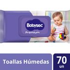 Toallitas Húmedas Babysec Premium 70un