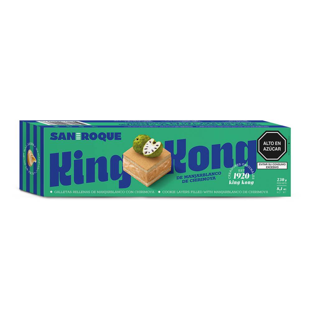 King Kong San Roque Manjarblanco de Chirimoya 230g - Metro.pe