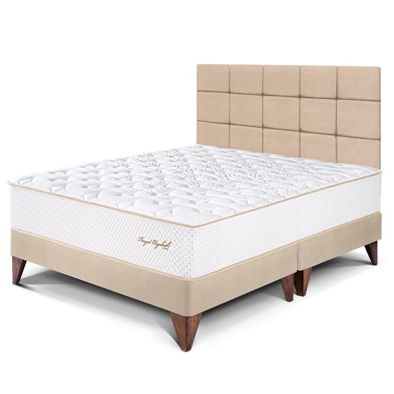 Dormitorio-Europea-Royal-Elizabeth-Queen-con-Cabecera-Blocks-Champagne-2-247389