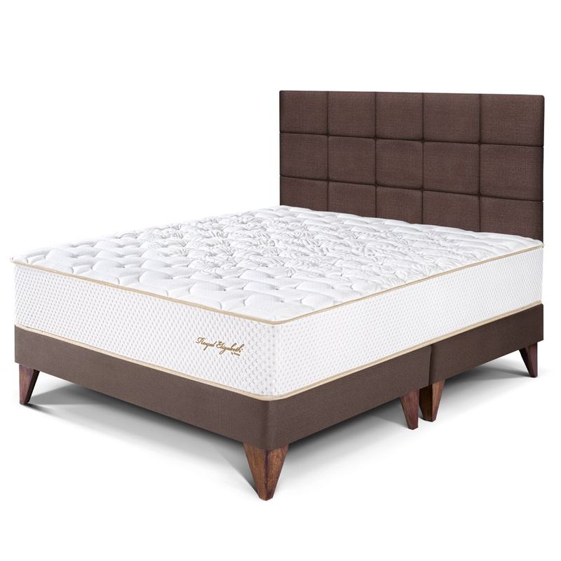 Dormitorio-Europea-Royal-Elizabeth-Queen-con-Cabecera-Blocks-Chocolate-2-247390